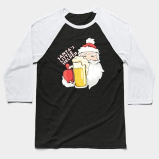 Santa's Little Helper Baseball T-Shirt